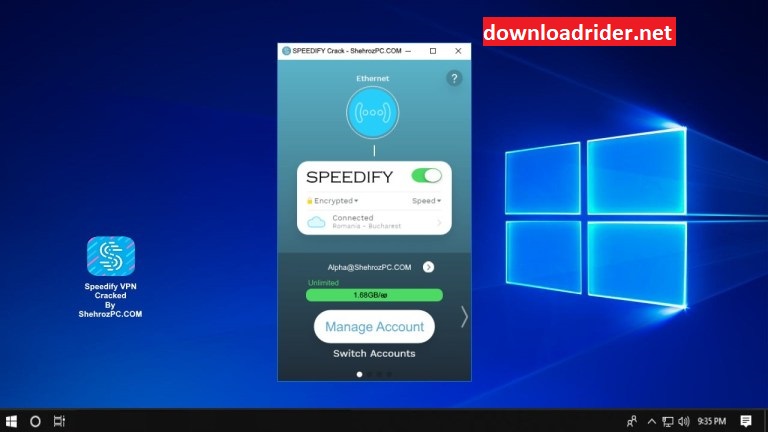 Speedify 11.0.1 Unlimited VPN Crack Full Version Free